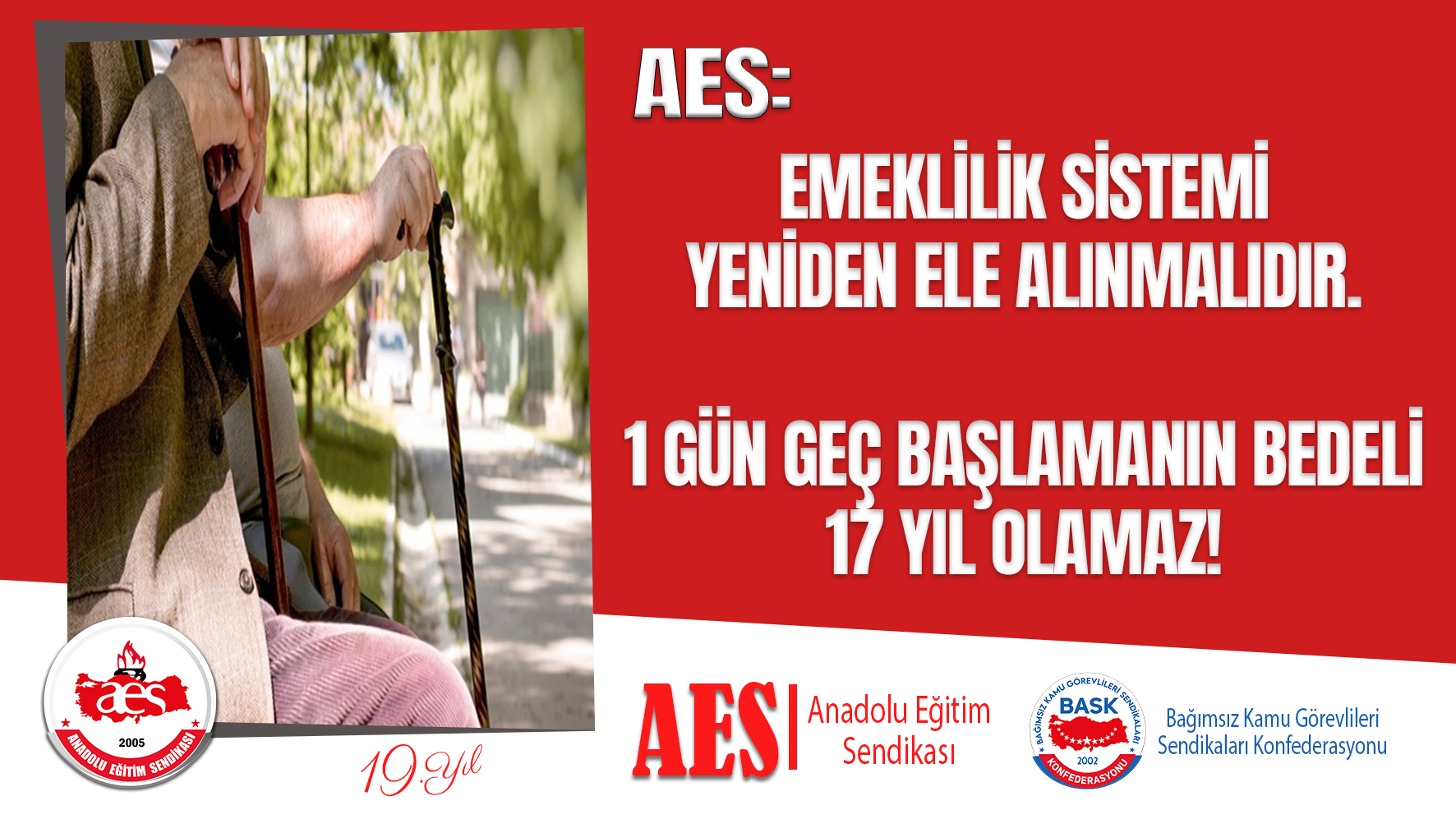 ÖĞRETİCİ: EMEKLİLİK SİSTEMİ YENİDEN ELE ALINMALIDIR. 1 GÜN GEÇ BAŞLAMANIN BEDELİ 17 YIL OLAMAZ!