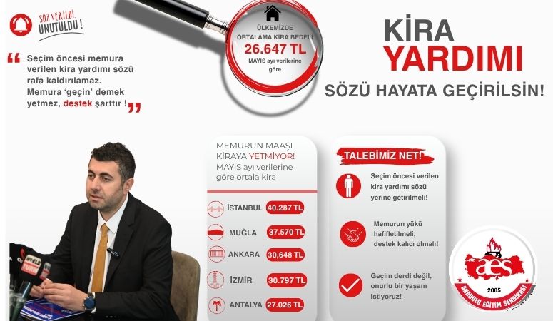 ÖĞRETİCİ: Seçim Öncesi Verilen "Kira Yardımı" Sözü Unutuldu: Memur Maaşının Yarısı Kiraya Gidiyor!