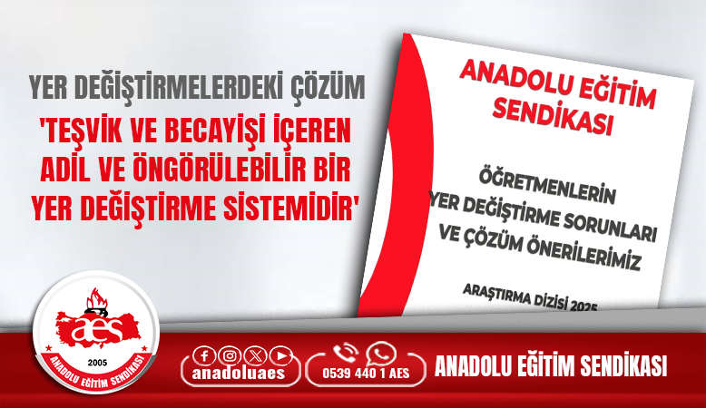 YER DEĞİŞTİRMELERDEKİ ÇÖZÜM 'TEŞVİK VE BECAYİŞİ İÇEREN ADİL VE ÖNGÖRÜLEBİLİR BİR YER DEĞİŞTİRME SİSTEMİDİR'