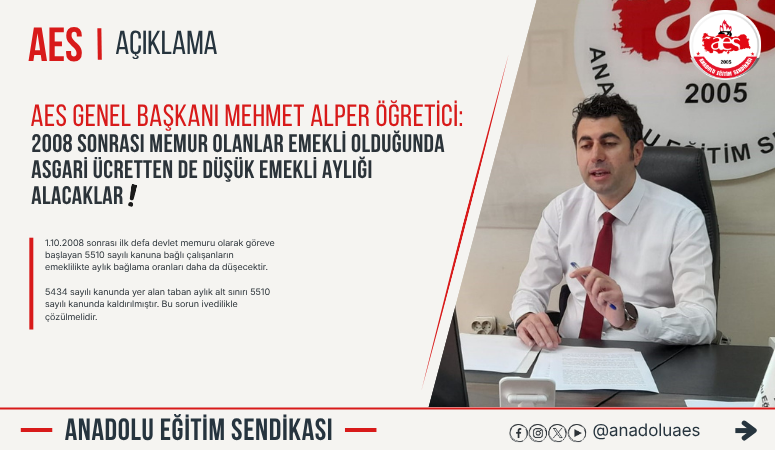 2008 Sonrası Memur Olanlar Emekli Olduğunda Asgari Ücretten de Düşük Emekli Aylığı Alacaklar