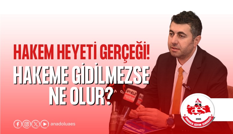 HAKEM HEYETİ GERÇEĞİ!  HAKEME GİDİLMEZSE NE OLUR?