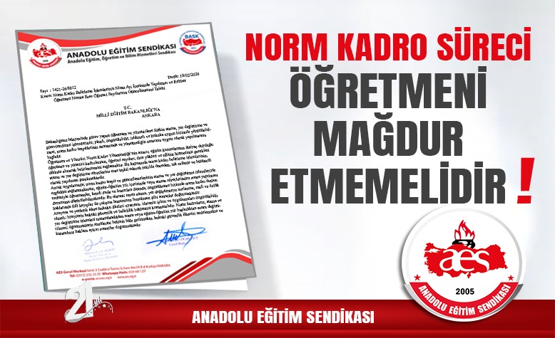 AES: NORM KADRO SÜRECİ ÖĞRETMENİ MAĞDUR ETMEMELİDİR