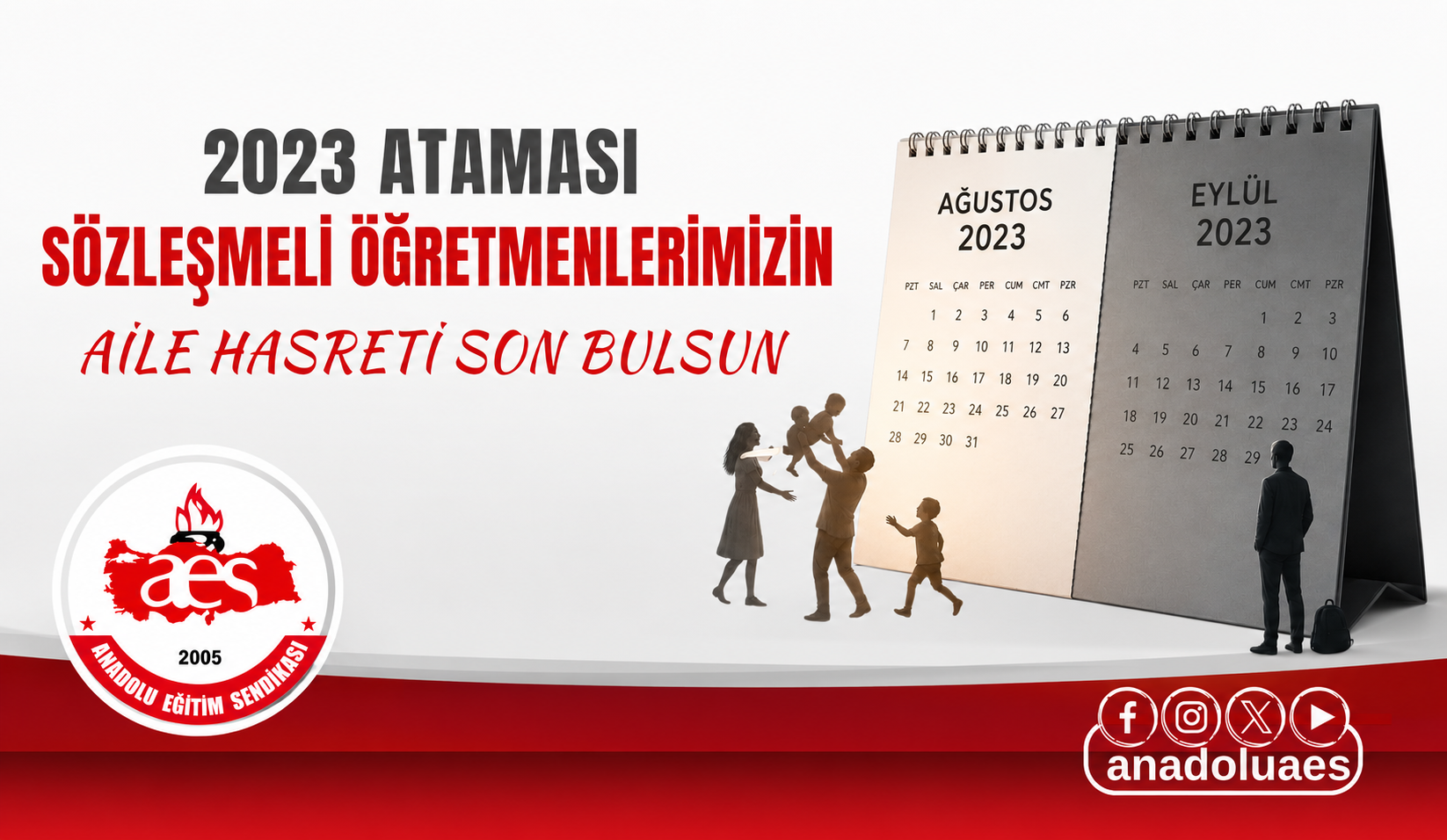 2023 ATAMASI SÖZLEŞME ÖĞRETMENLERİMİZİN AİLE HASRETİ SON BULSUN !!!