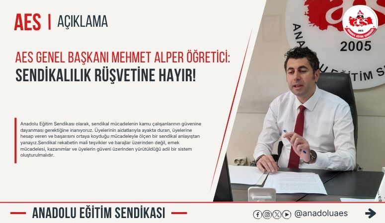 Sendikalılık Rüşvetine Hayır!