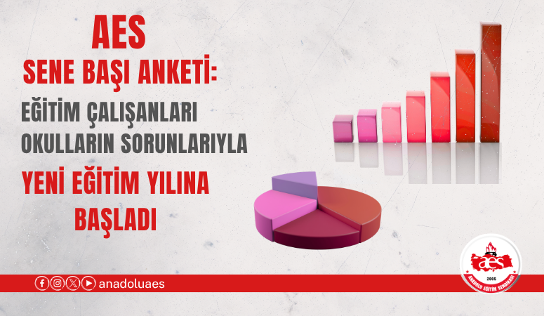 AES Sene Başı Anketi: Eğitim Çalışanları Okulların Sorunlarıyla Yeni Eğitim Yılına Başladı