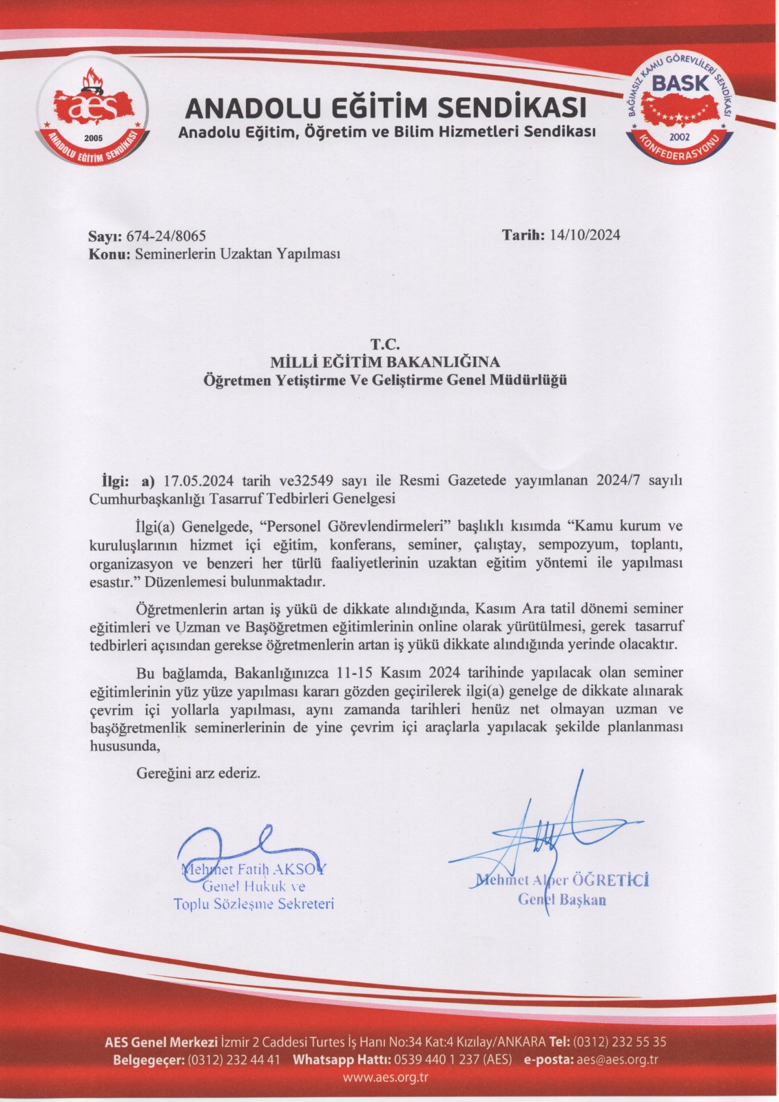Seminerlerin Uzaktan Yapılması